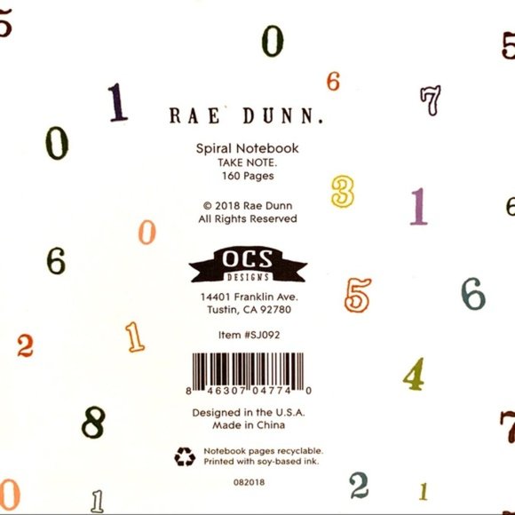 🌼Rae Dunn “FAITH HOPE LOVE” Large Spiral Notebook LL Farmhouse Journal NWT - Picture 2 of 10